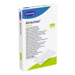 ATRAUMAN Compressas estéreis de silicone 5x7 cm, 10 unidades