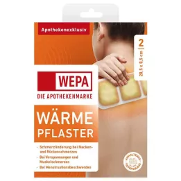 WÄRMEPFLASTER Pescoço/Costas 8,5x28,5 cm WEPA, 2 peças