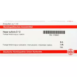 HEPAR SULFURIS D 12 ampolas, 8X1 ml