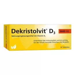 DEKRISTOLVIT D3 5.600 UI comprimidos, 30 unidades