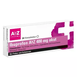 IBUPROFEN AbZ 400 mg comprimidos revestidos por película aguda, 20 unidades