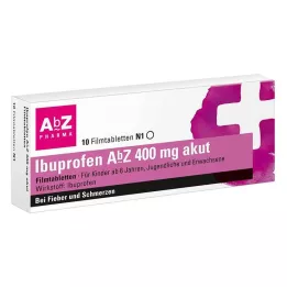 IBUPROFEN AbZ 400 mg comprimidos revestidos por película aguda, 10 unidades