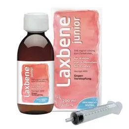 LAXBENE solução oral júnior 500 mg/ml, crianças de 6 meses a 8 anos, 200 ml