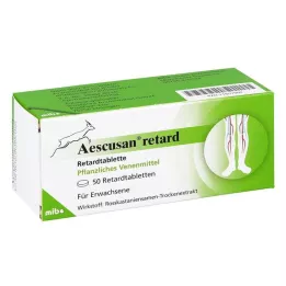 AESCUSAN comprimidos retardados de liberação prolongada, 50 unidades