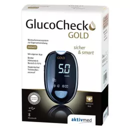 GLUCOCHECK GOLD Conjunto de medidor de glicose no sangue mmol/l, 1 pc