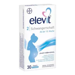 ELEVIT 2 cápsulas moles para gravidez, 30 unidades