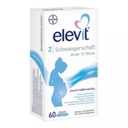 ELEVIT 2 cápsulas moles para gravidez, 60 unidades