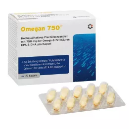 OMEGAN 750 cápsulas moles, 120 unidades