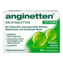 Pastilhas para voz anginette, 24 unidades