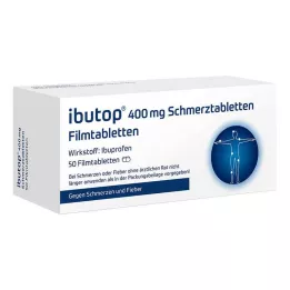IBUTOP Comprimidos revestidos por película de analgésicos de 400 mg, 50 unidades