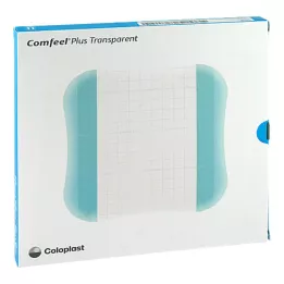COMFEEL Conector Hidrocolóide Plus Transparente 15x15 cm, 5 unid
