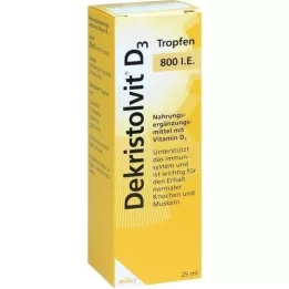 DEKRISTOLVIT D3 800 UI gotas, 25 ml