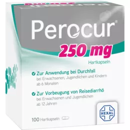 PEROCUR Cápsulas de 250 mg, 100 unidades