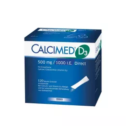 CALCIMED D3 500 mg/1000 I.E. Grânulos diretos, 120 unidades