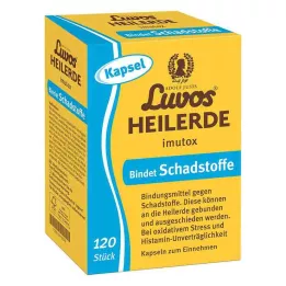 LUVOS Cápsulas de argila curativa imutox, 120 unidades