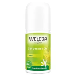 WELEDA Desodorante Citrus 24h Roll-on, 50 ml