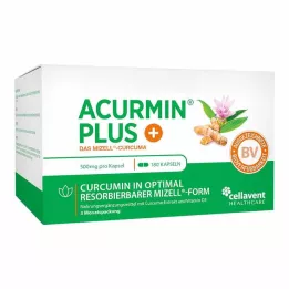 ACURMIN Plus Cápsulas moles de cúrcuma micelar, 180 unidades