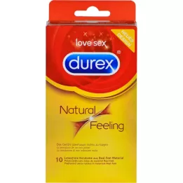DUREX Preservativos Natural Feeling, 10 unidades