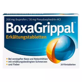 BOXAGRIPPAL Comprimidos para resfriado 200 mg/30 mg FTA, 20 unidades