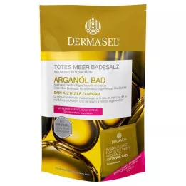 DERMASEL Sal de banho do Mar Morto + óleo de argan, 1 P
