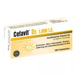 CEFAVIT D3 1.000 UI comprimidos revestidos por película, 100 unidades