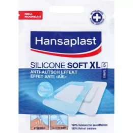 HANSAPLAST Silicone Suave XL Tiras 50x72 mm, 5 unid