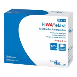 FIXIERBINDE elástico 6 cmx4 m celofane, 1 pc