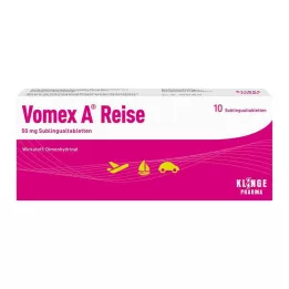 VOMEX A Reise 50 mg comprimidos sublinguais, 10 unidades