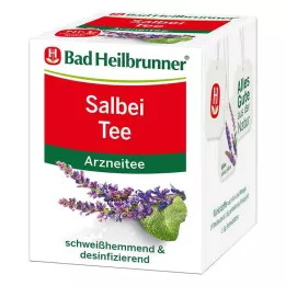 BAD HEILBRUNNER Saco de filtro de chá de sálvia, 8X1,6 g