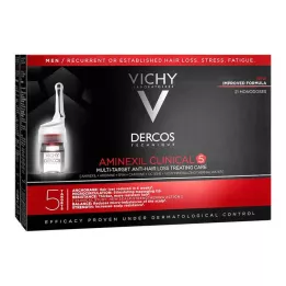 VICHY AMINEXIL Clínico 5 para Homens, 21X6 ml