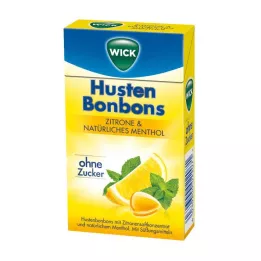 WICK Limão &amp; bala natural de mentol sem açúcar Clickbox, 46 g