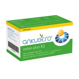 ANKUBERO cápsulas osteo plus K2, 120 unidades