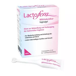 LACTOFEM Gel vaginal para tratamento com ácido láctico, 7X5 ml