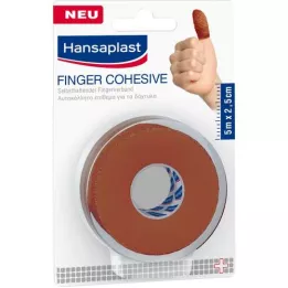 HANSAPLAST Conector de dedo autoadesivo 2,5 cmx5 m pele, 1 un
