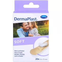 DERMAPLAST SOFT pflaster tira 19x72 mm, 20 horas