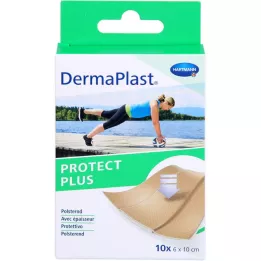 DERMAPLAST PROTECT PLUS Gesso para feridas 6x10 cm, 10 unid