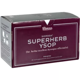 SIDROGA Saco de filtro de hissopo Superherb, 30 g