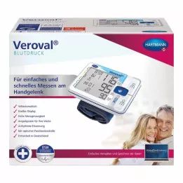 VEROVAL Monitor de pressão arterial de pulso, 1 unidade