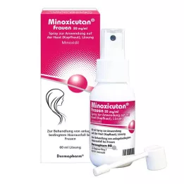 MINOXICUTAN Mulheres 20 mg/ml spray, 60 ml
