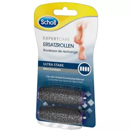 SCHOLL Rolos de substituição Pedi ultra fortes e suaves de veludo, 2 peças