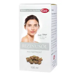 Óleo de rícino prensado a frio embalagem Caelo HV-, 100 ml