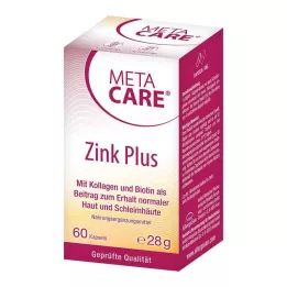 META-CARE Cápsulas de zinco+, 60 unidades