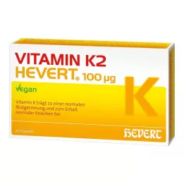 VITAMIN K2 HEVERT cápsulas de 100 μg, 60 unidades