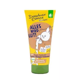 DE Gel de banho Dreckspatz Vai ficar tudo bem, 200 ml