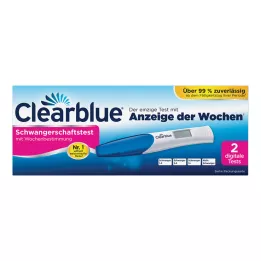 CLEARBLUE Teste de gravidez com determinação de semana, 2 peças