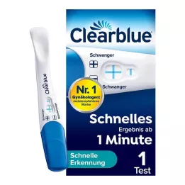 CLEARBLUE Teste de gravidez de detecção rápida, 1 pc