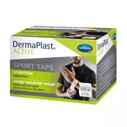 DERMAPLAST Fita esportiva ativa 3,75 cm x 7 m branca, 1 peça