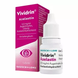 VIVIDRIN Azelastina 0,5 mg/ml colírio, 6 ml