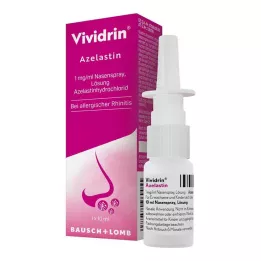 VIVIDRIN Azelastina 1 mg/ml solução para spray nasal, 10 ml