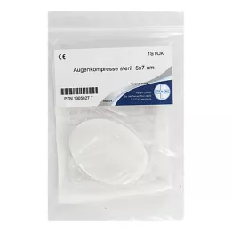 AUGENKOMPRESSE 50x70 mm estéril para kit de primeiros socorros, 1 pc